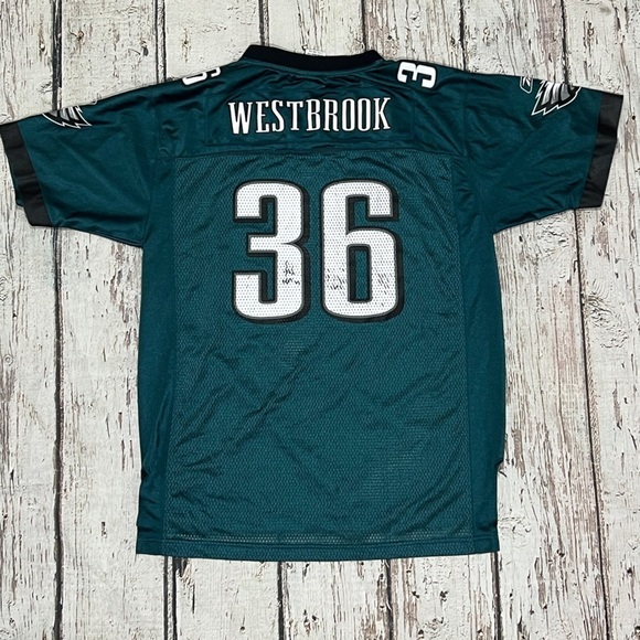 Brian Westbrook Philadelphia Eagles Boys NFL Football Reebok Jersey - Picture 2 of 6